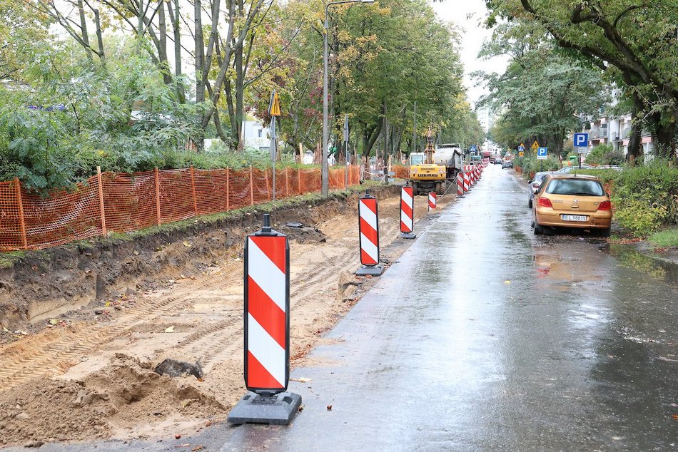 Łódź. Remont Łanowej w Łodzi nie zwalnia tempa