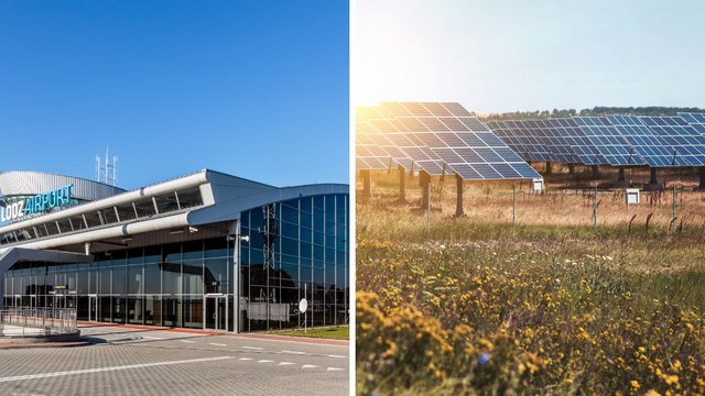 Farma fotowoltaiczna powstanie na lotnisku w Łodzi. Aż 20 tysięcy paneli słonecznych!