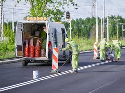 Wyremontowana ulica Maratońska