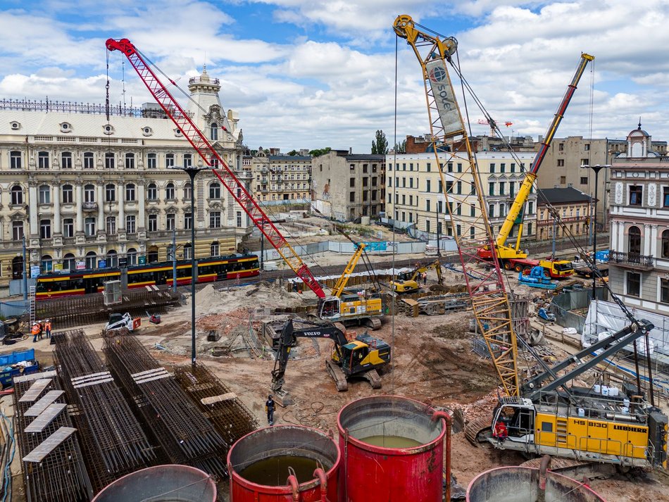 Tunel pod Łodzią. Zajrzyj na plac budowy stacji Łódź Śródmieście