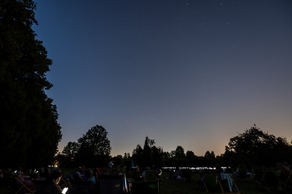 Łódź. Co to był za wieczór! Noc spadających gwiazd w Ogrodzie Botanicznym w Łodzi