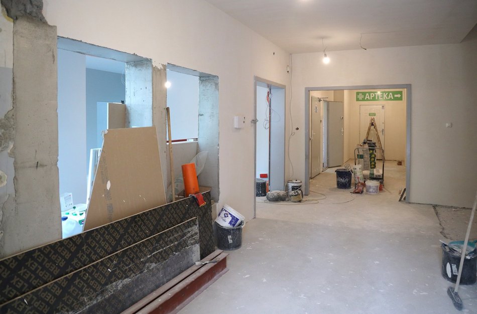 Remont przychodni MCM Górna przy Rzgowskiej 170