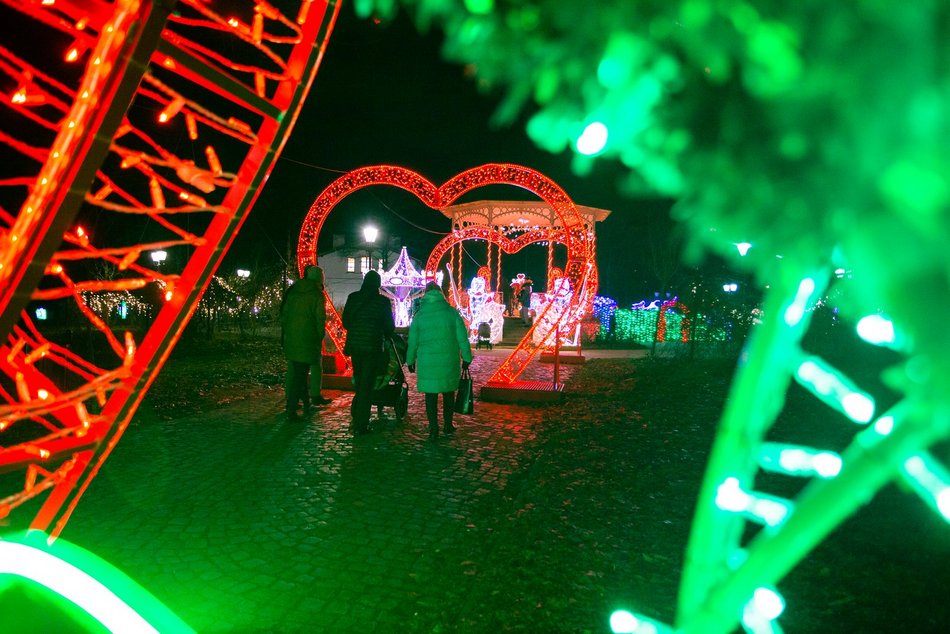 park miliona swiatel, alpaki