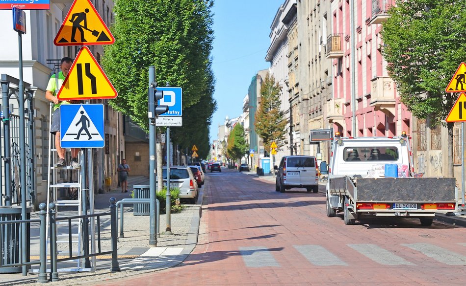 Remont kostki na ulicy Jaracza wystartował