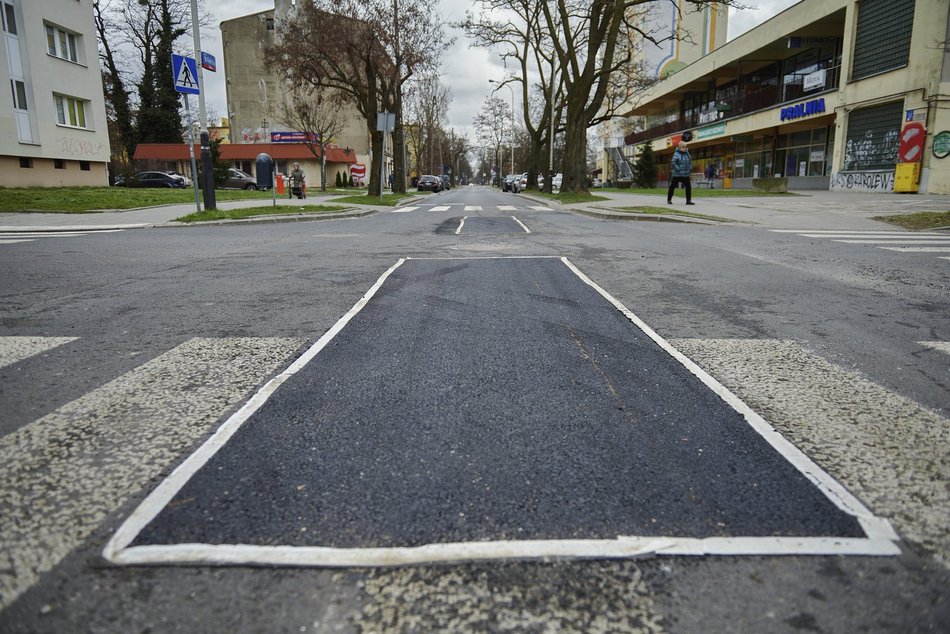 Dziury w drogach w Łodzi