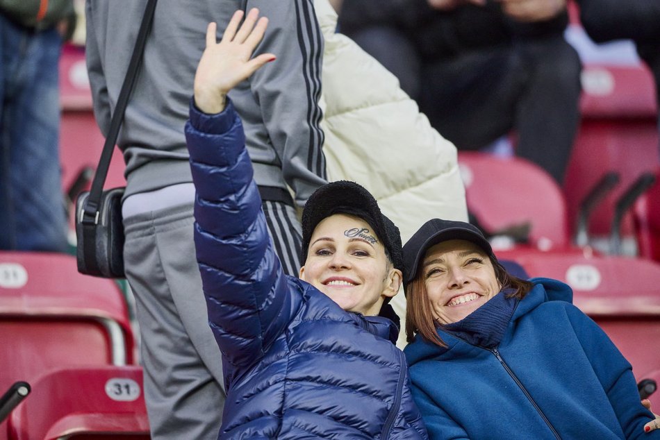 ŁKS II Łódź zremisował z rezerwami Lecha Poznań. Na trybunach kibicowała Agnieszka Chylińska