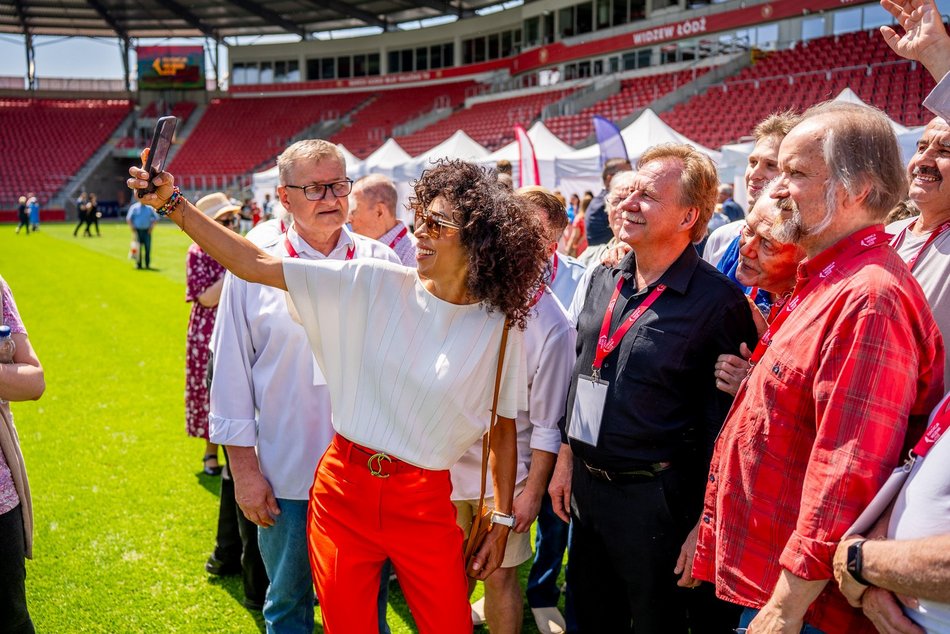 Huczny finał Senioraliów 2026 w Łodzi. Jolanta Kwaśniewska, zajęcia fitness, stoiska i inne