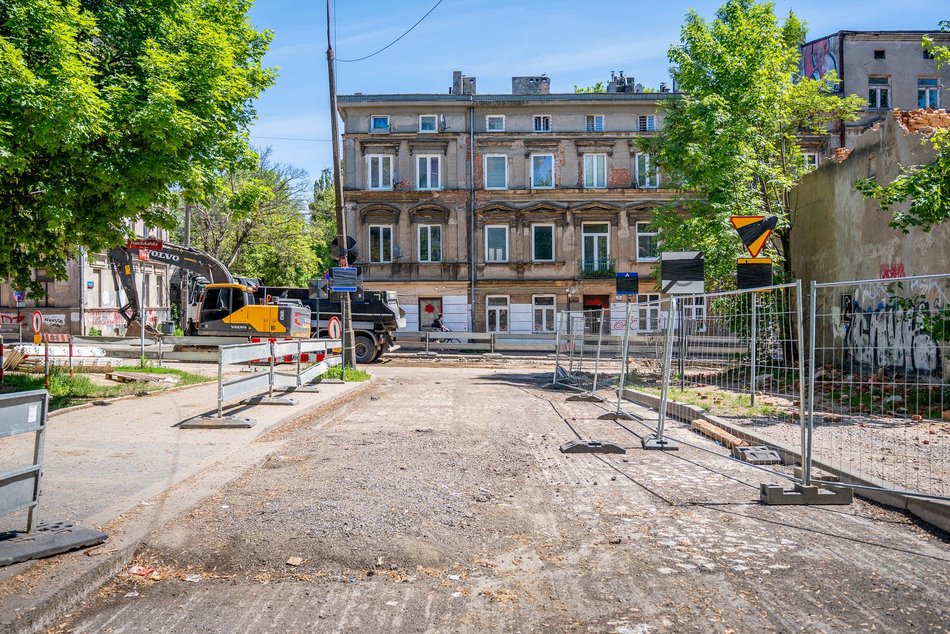 Łódź. Remont Franciszkańskiej w Łodzi