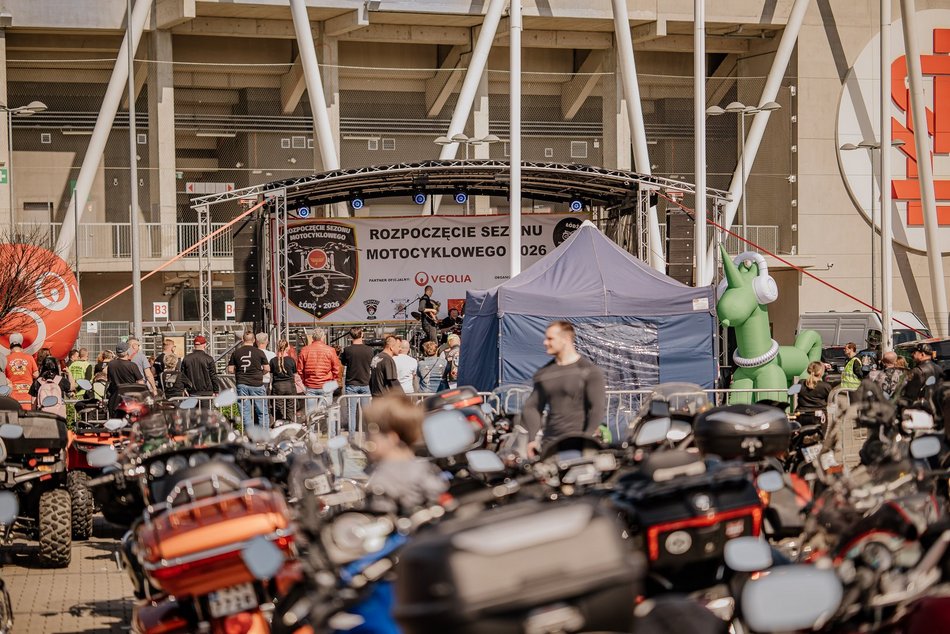 Łódź. Motocykliści opanowali Łódź! Otwarcie sezonu pod Atlas Areną i parada przez miasto