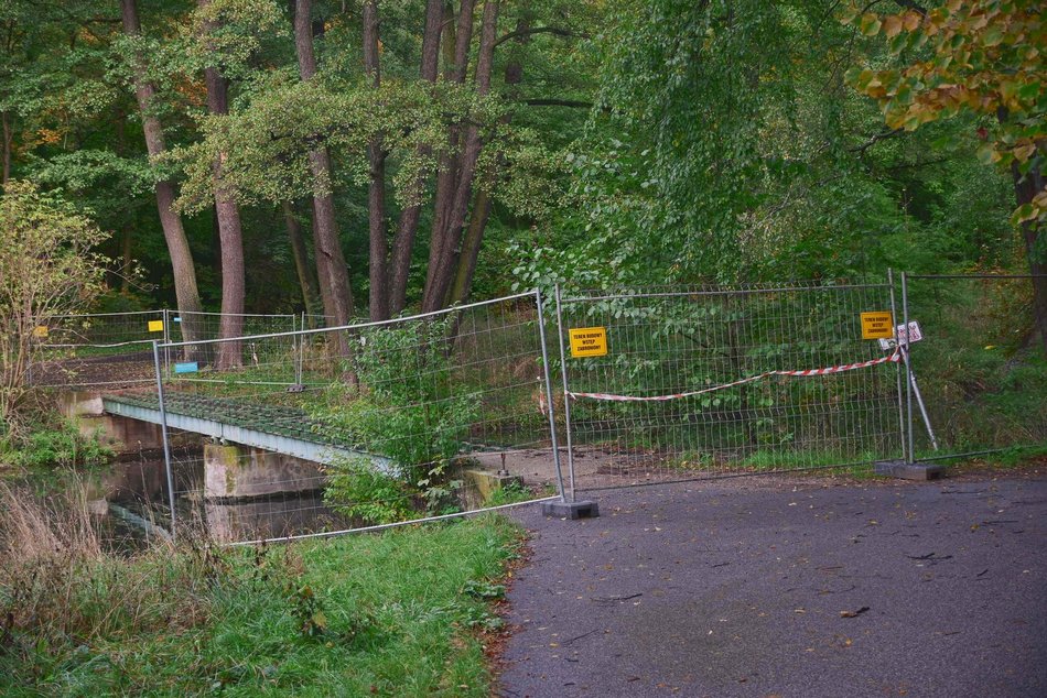 Będzie nowa kładka w parku Julianowskim w Łodzi. Remont już się rozpoczął