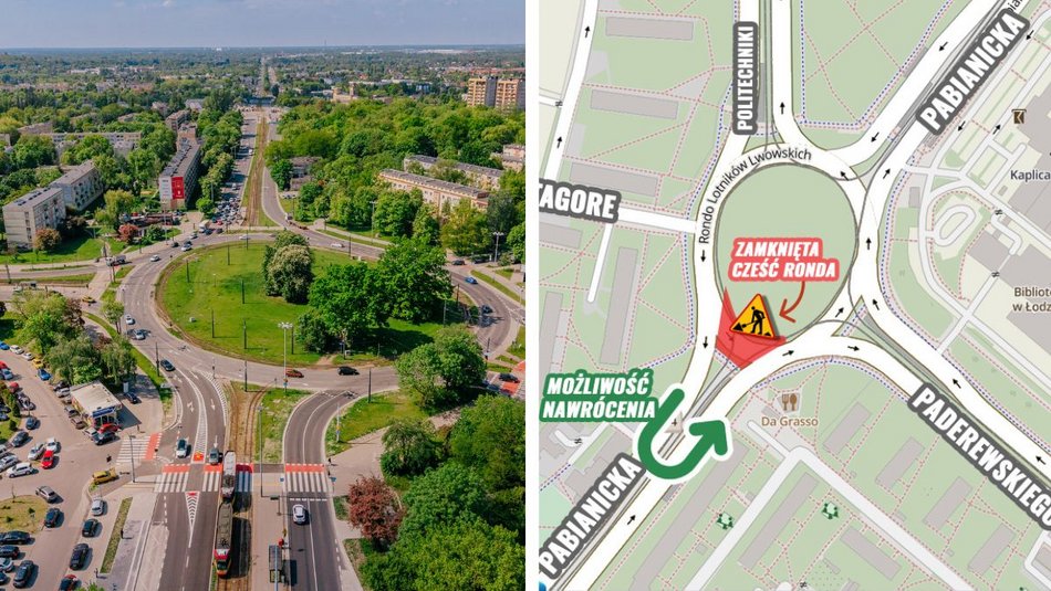 Remont torowiska na Rondzie Lotników Lwowskich. Kiedy start prac?