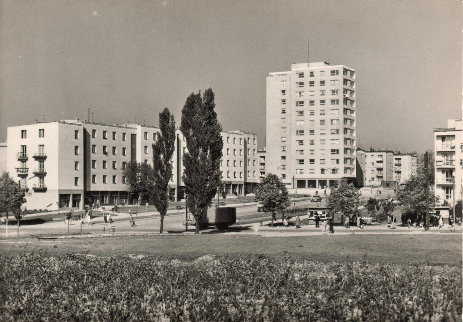 Łódź. Ulica Sporna - lata 1960-1970