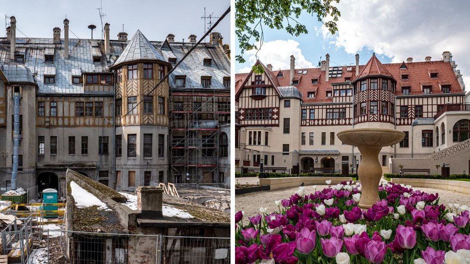 willa przed i po remoncie