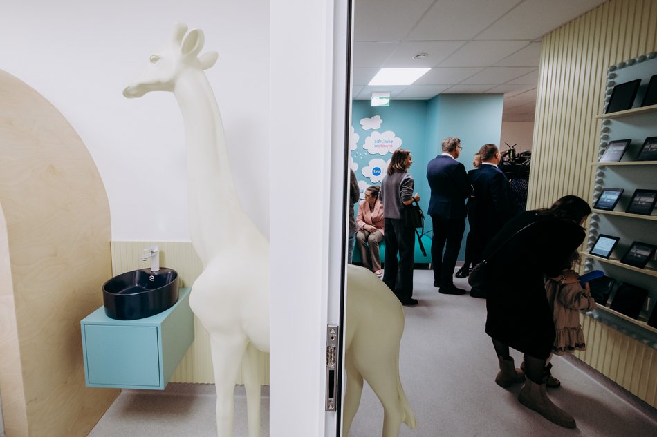 Nowe gabinety psychologów w Matce Polce w Łodzi powstały dzięki Fundacji TVN. Zaprojektowała je Dorota Szelągowska