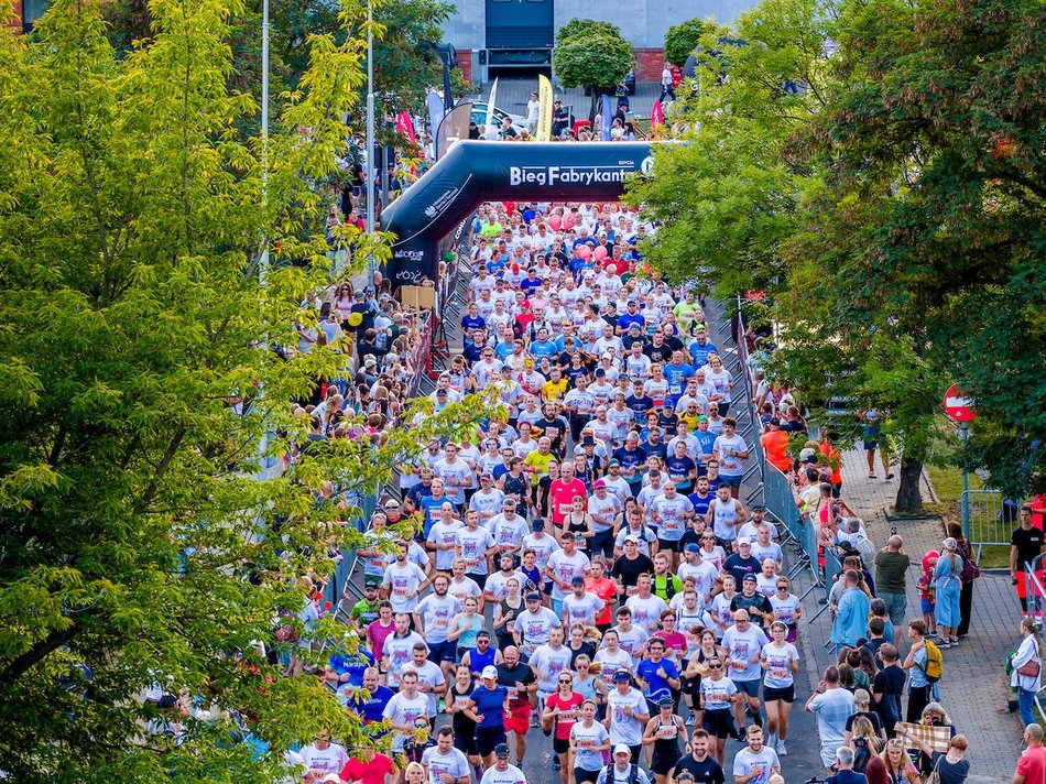 Łódź. Bieg Fabrykanta 2025 Łódź. Wystartowało aż dwa tysiące zawodników!