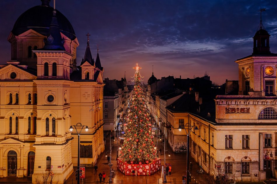 Łódź. Jarmark Bożonarodzeniowy w Łodzi