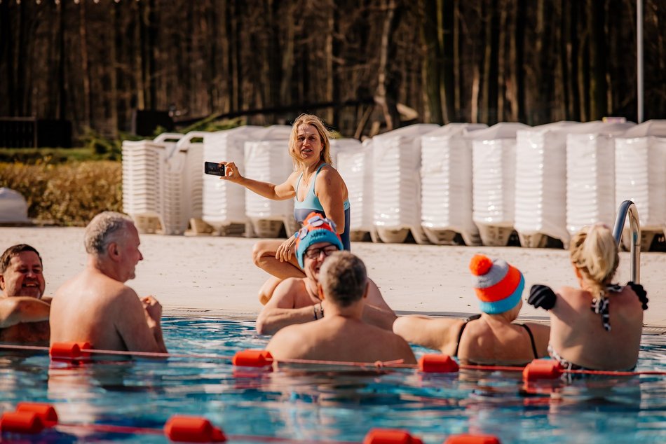 Ostatnie morsowanie w Aquaparku Fala w tym sezonie! Łodzianie dopisali!