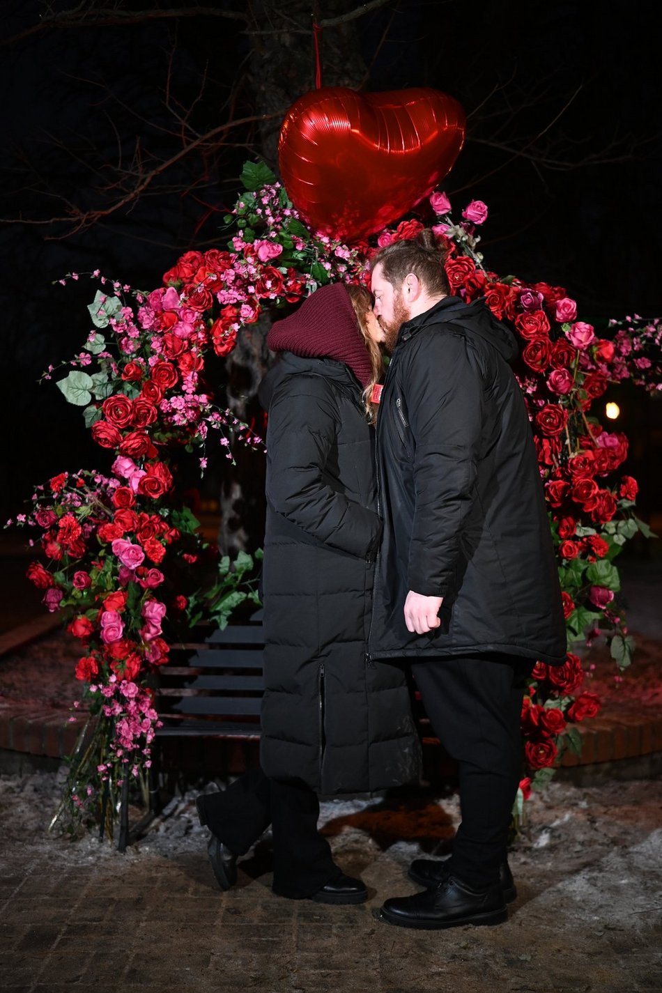 Łódź. Walentynki w Pasażu Rubinsteina w Łodzi. Aż czuć miłość w powietrzu!