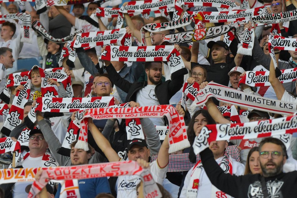 Kibice na meczu ŁKS Łódź z Polonią Bytom. Byłeś/aś tam? Odszukaj się w galerii!