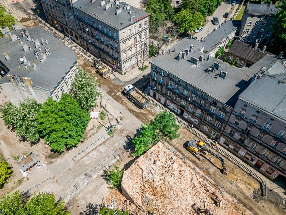 Łódź. Remont Franciszkańskiej w Łodzi