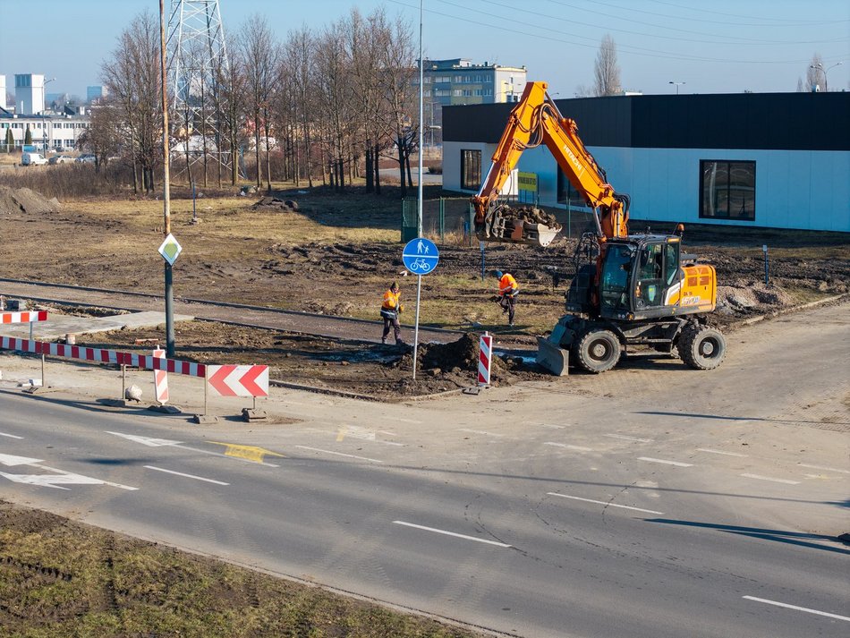 Łódź. Nowa ścieżka rowerowa na Retkini