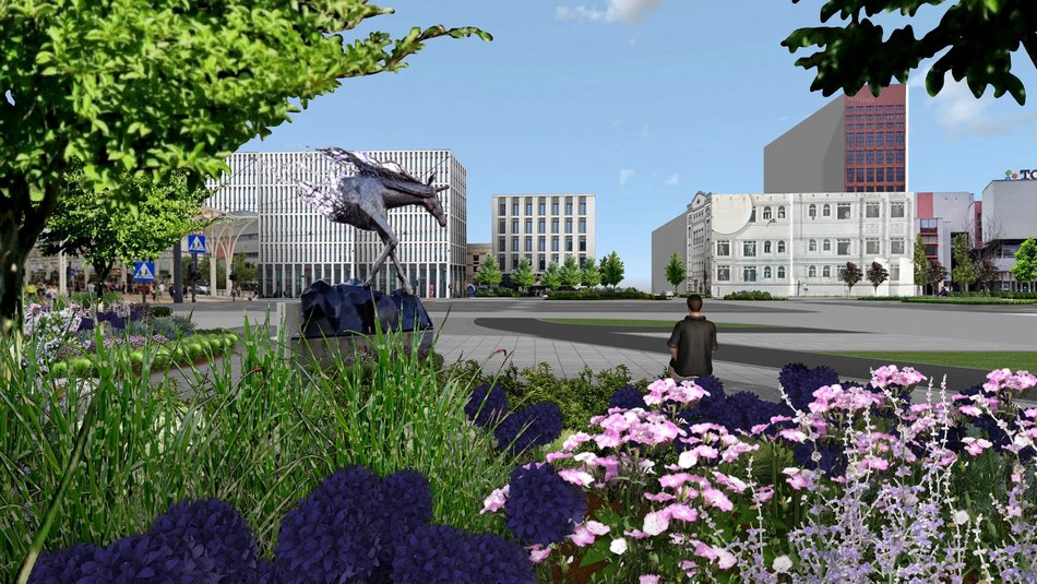 Łódź. Zielona oaza przy Stajni Jednorożców w Łodzi. Niemal 2 tysiące mkw. odbetonowanej powierzchni