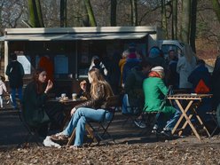 Tłumy w Parku Julianowskim w Łodzi