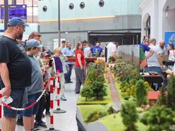 Łódź. Wystawa Makiet Kolejowych na dworcu Łódź Fabryczna