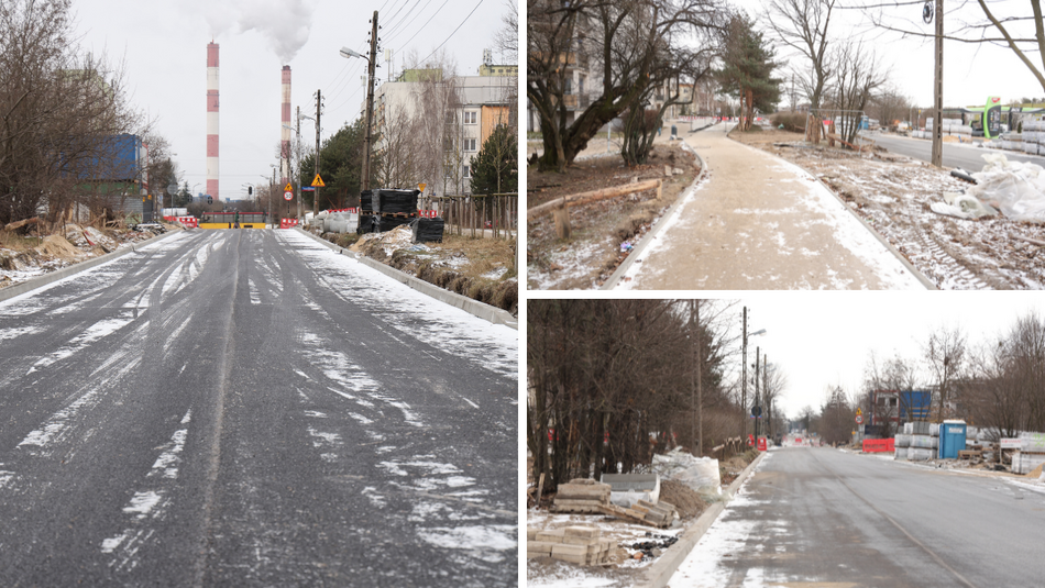 Łódź. Nowy asfalt na Zakładowej w Łodzi. Remont ważnej ulicy na Olechowie bliżej finiszu