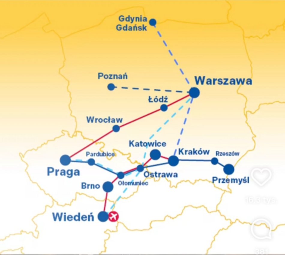 RegioJet wchodzi do Polski. Nowe pociągi będą jeździły również przez Łódź