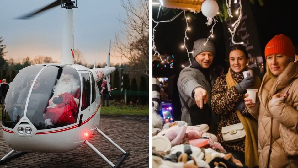 Jarmark Bożonarodzeniowy w hotelu Podklasztorze. Mikołaj w helikopterze, Halinka Młynková i więcej!