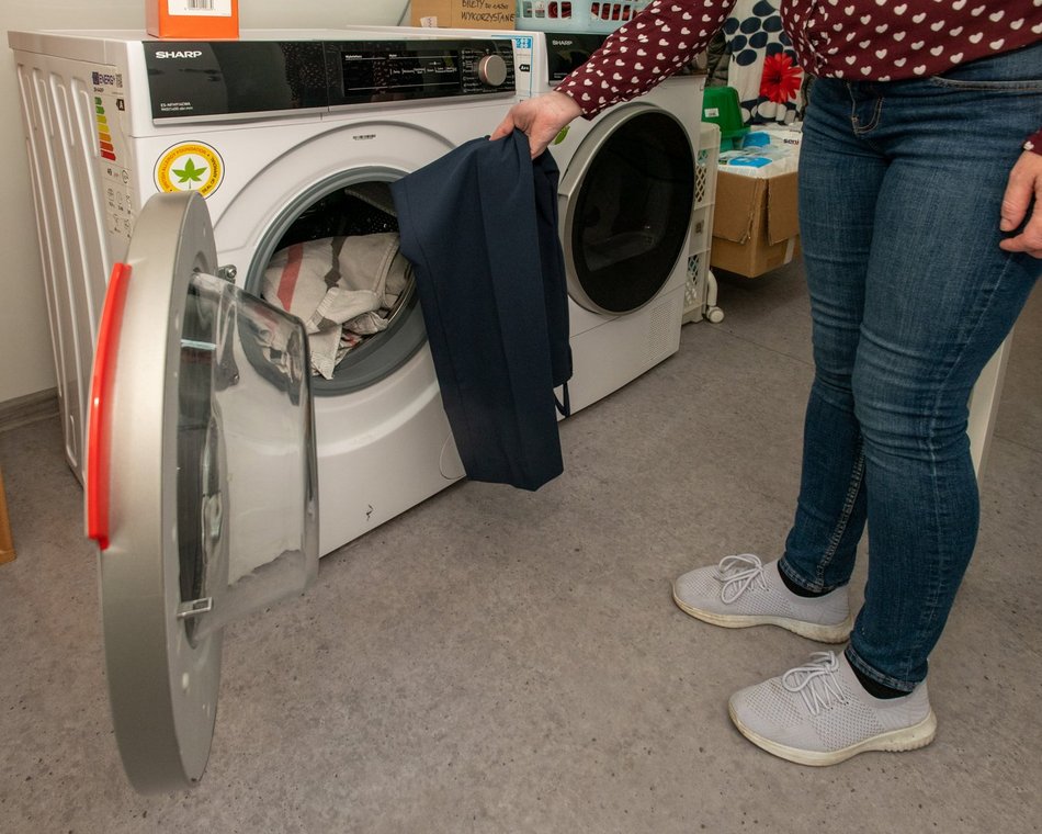 Mobilna łaźnia dla bezdomnych