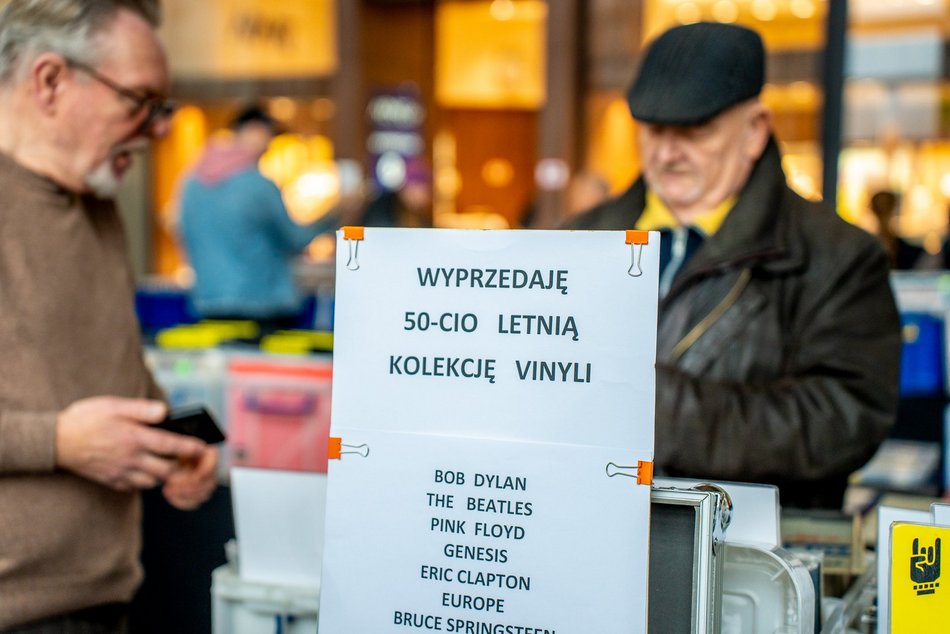 Łódź. Giełda winyli w Manufakturze