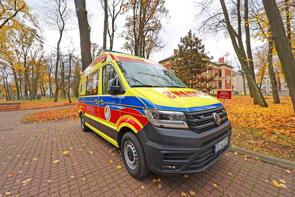 Nowy ambulans - szpital Jonschera Łódź