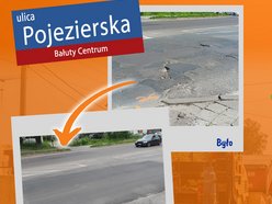 Ulica Pojezierska w Łodzi po remoncie