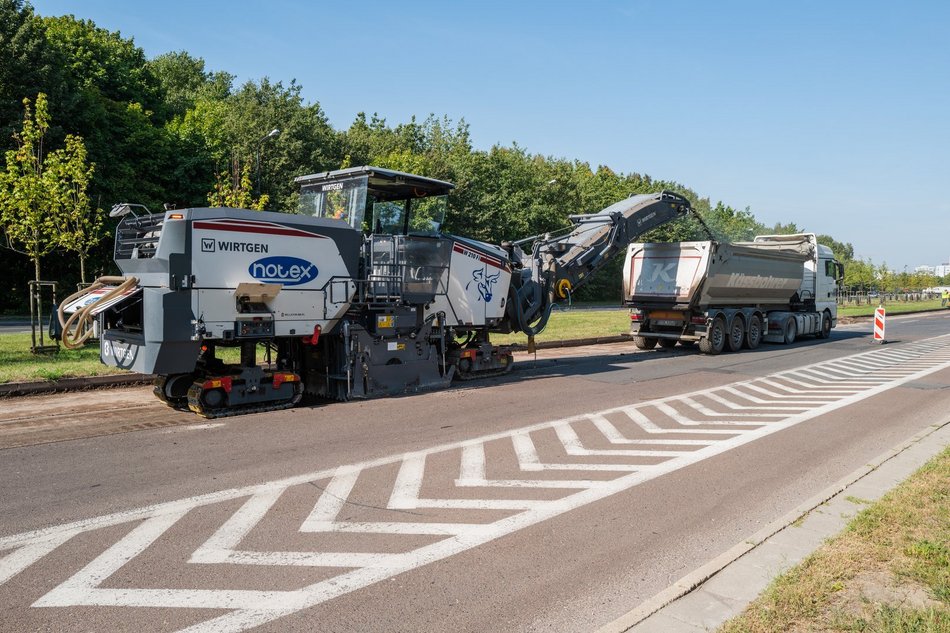 Remont Przybyszewskiego, prace na odcinku pomiędzy Augustów a Puszkina