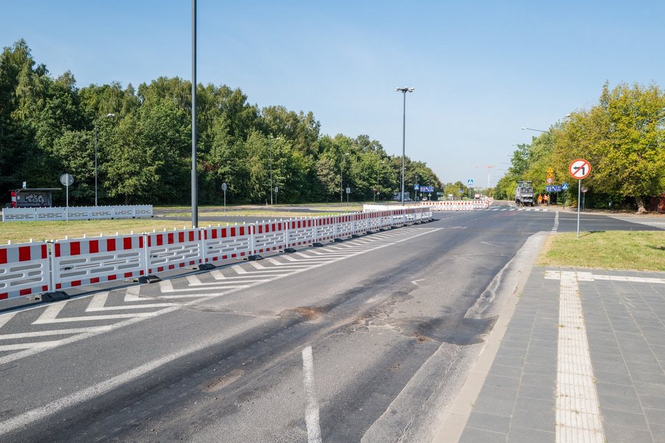 Remont Przybyszewskiego, prace na odcinku pomiędzy Augustów a Puszkina