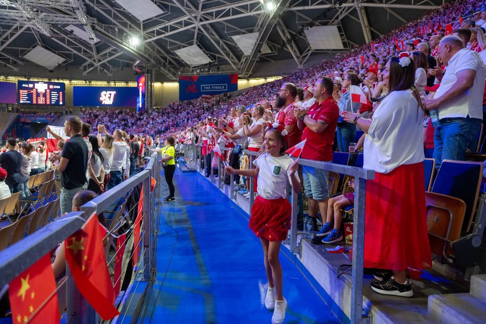 Łódź. Liga Narodów w Atlas Arenie w Łodzi. Byłeś/aś pierwszego dnia? Znajdź się w galerii!