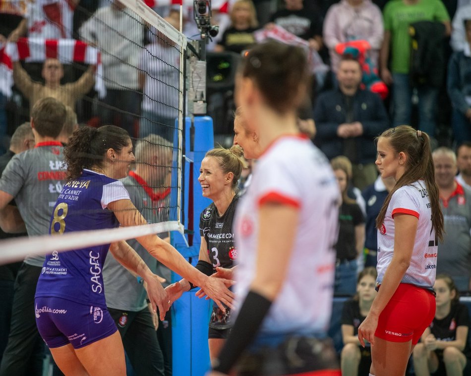siatkarki podczas meczu