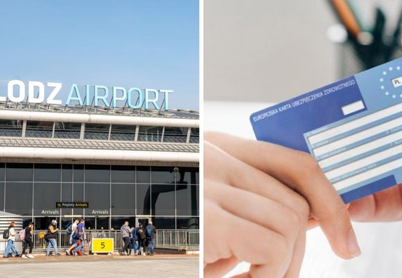 Łódź. Karta EKUZ na lotnisku w Łodzi. To ratunek dla zapominalskich!