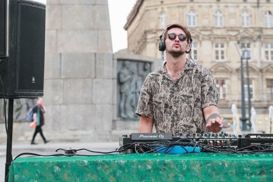 Łódź. Muzyczny plener na placu Wolności