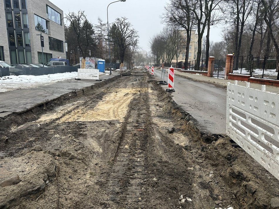 Łódź. Remont Sienkiewicza i Tymienieckiego w Łodzi