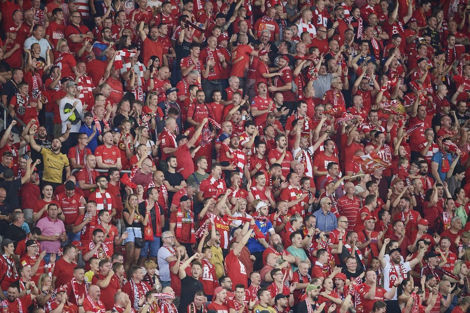 Mecz Widzew Łódź kontra Puszcza Niepołomice. Odszukaj się na zdjęciach z trybun!