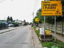 Remont ulic Zapolskiej i Płaskiej