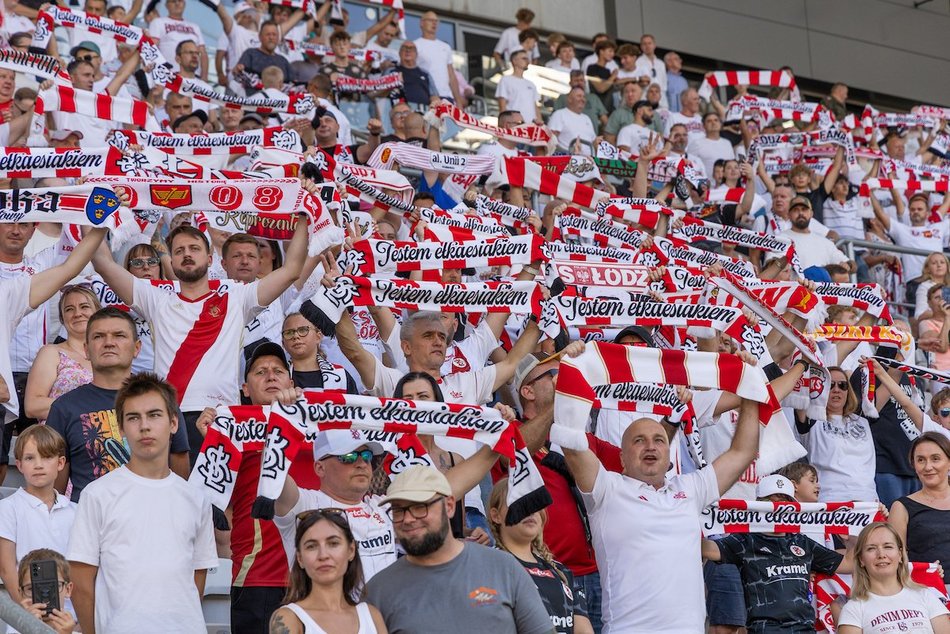 Łódź. Kibice na meczu ŁKS Łódź ze Stalą Mielec. Byłeś? Odszukaj się w naszej galerii
