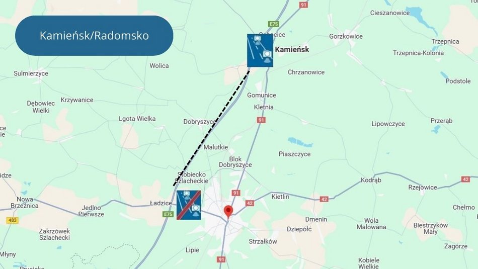 Łódź. Nowe odcinkowe pomiary prędkości na autostradzie A1