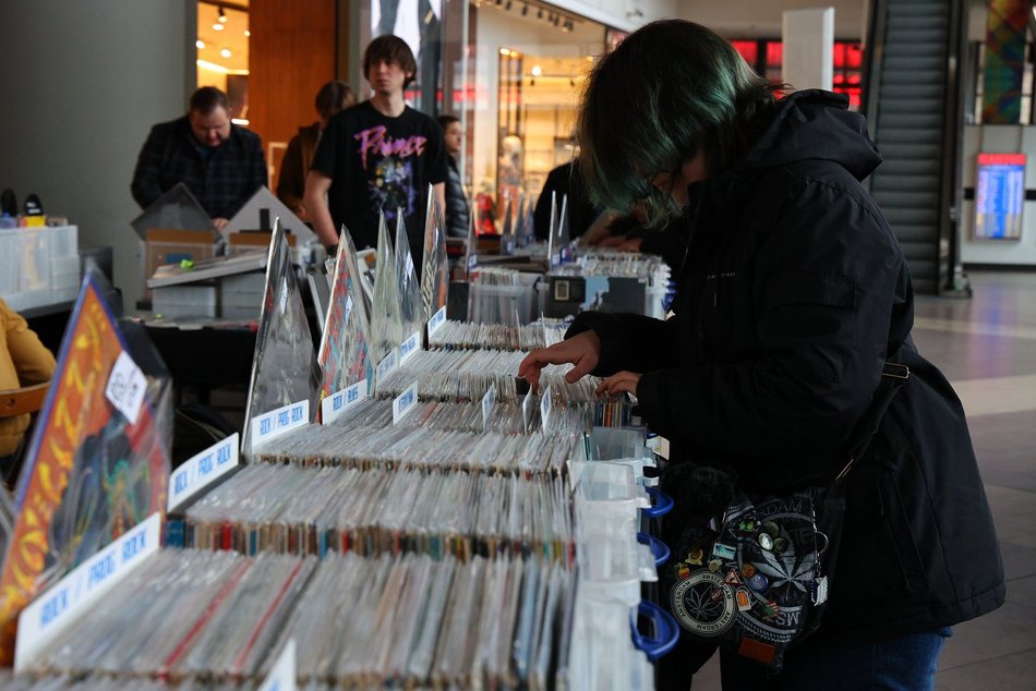 Giełda płyt winylowych w Manufakturze