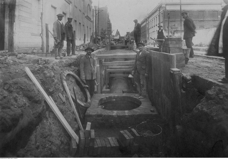 Budowa kanalizacji w Łodzi