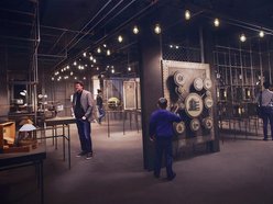 Łódź. Mechaniczne oko - wystaw, budowa