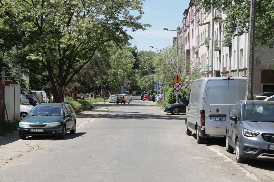 Łódź. Ulice Rybna i Bazarowa